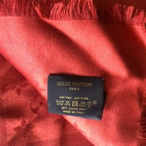 Louis Vuitton monogram scarf - burnt orange